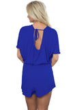 Blue Dolman Romper