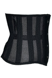 24 Steel Bone Support Mesh Hollow Out Waist Cincher