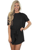 Black Dolman Romper